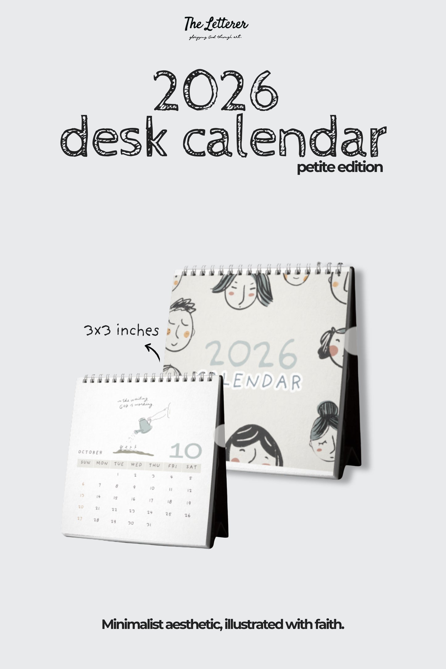 2026 Mini Desk Calendar