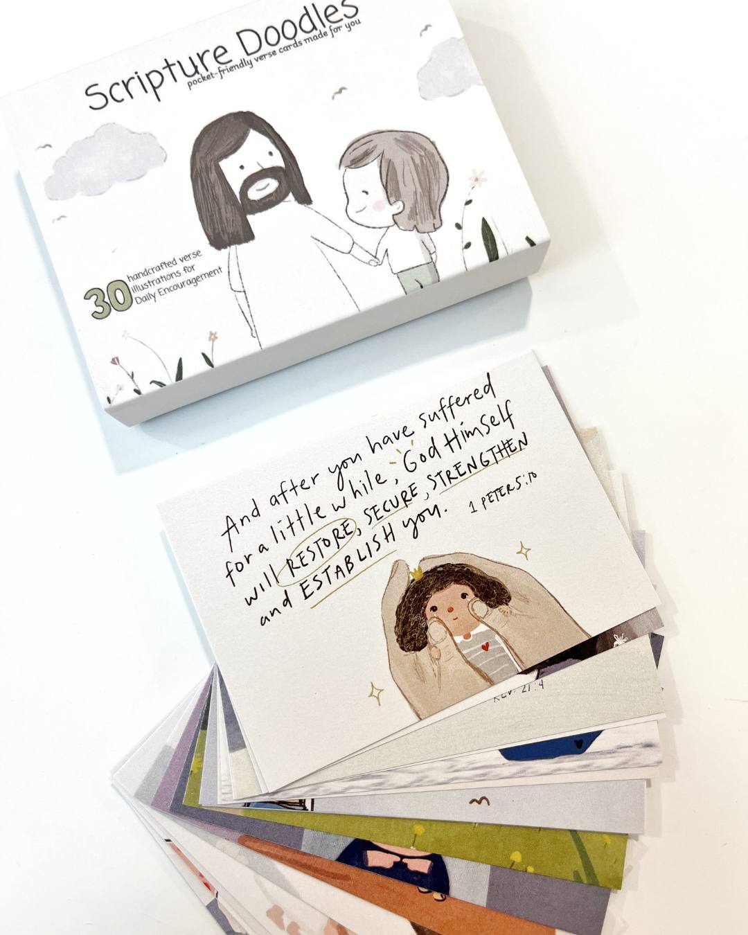 Scripture Doodles (Pocket-friendly Verse Cards)