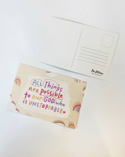 Faith- Inspired Postcard
