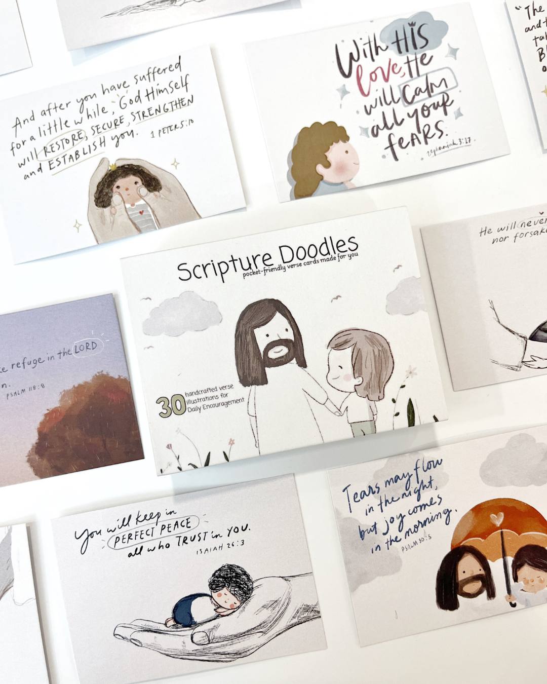 Scripture Doodles (Pocket-friendly Verse Cards)